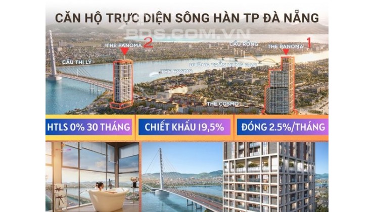 Điểm nhấn căn hộ ven sông Hàn, Chính sách hấp dẫn - Chiết khấu lên đến 19,5 %